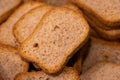 A portrait of a pile of multiple delicious crispy tasty rusk, sea biscuit or hardtack biscuits, ideal food for a lunch, brunch or