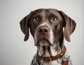 Portrait of the Pointer dog