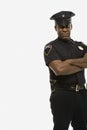 Portrait of a police officer Royalty Free Stock Photo