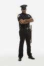 Portrait of a police officer Royalty Free Stock Photo