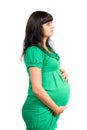 Portrait of a pregnant pretty girl Royalty Free Stock Photo