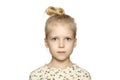 Portrait of Pretty Little Girl Royalty Free Stock Photo