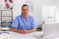 Portrait of pretty medical nurse Royalty Free Stock Photo