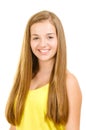 Portrait of pretty, teen girl smiling Royalty Free Stock Photo