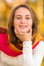 Portrait of a pretty teenager girl Royalty Free Stock Photo