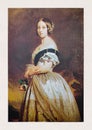 Portrait of Queen Victoria I Royalty Free Stock Photo