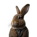 Portrait of a rabbit dressed in a formal business suit Royalty Free Stock Photo