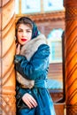 Portrait of Russian beauties Royalty Free Stock Photo