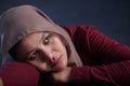 Sad Depressed Muslim Woman Royalty Free Stock Photo