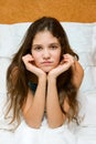 Portrait of sad teen girl Royalty Free Stock Photo