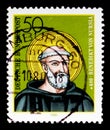 Portrait of Saint Benedict of Nursia, 1500th Birth Anniversary serie, circa 1980