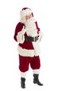 Portrait Of Santa Claus Pointing Royalty Free Stock Photo