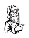 Portrait Santa Claus Royalty Free Stock Photo