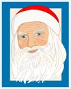 Portrait of Santa Claus