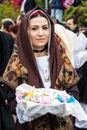 Portrait in Sardinian costume