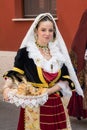 Portrait in Sardinian costume