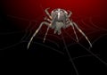Portrait scary spider. Royalty Free Stock Photo