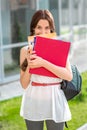 Portrait of schoolgirl Royalty Free Stock Photo