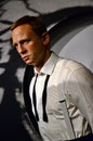 Portrait of 007 secret agent Daniel Craig James Bond, Madame Tussauds Wax Museum, London, UK Royalty Free Stock Photo