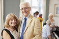 Portrait Of Senior Couple Enjoying Dancing Club Together Royalty Free Stock Photo