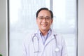 Portrait of senior doctor in medical office Royalty Free Stock Photo
