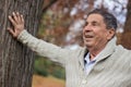 Portrait of senior man smiling