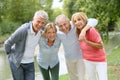 Portrait of seniors on a trip Royalty Free Stock Photo