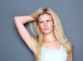 Portrait of a sensual young blond woman Royalty Free Stock Photo