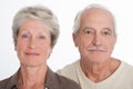 Senior couple face Royalty Free Stock Photo