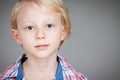 Portrait of serious young boy Royalty Free Stock Photo