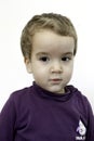 Portrait of seriously little boy Royalty Free Stock Photo