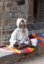 Portrait of shaiva sadhu from Kathmandu, Nepal