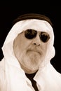 A Portrait of The Sheik at the Beach Royalty Free Stock Photo