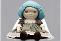 Portrait of a sinister doll. AI genarated