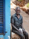 Portrait of a sitting man