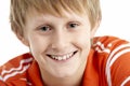 Portrait Of Smiling 12 Year Old Boy Royalty Free Stock Photo