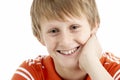 Portrait Of Smiling 12 Year Old Boy Royalty Free Stock Photo