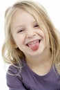 Portrait Of Smiling 4 Year Old Girl Royalty Free Stock Photo