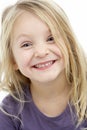 Portrait Of Smiling 4 Year Old Girl Royalty Free Stock Photo