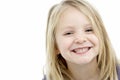 Portrait Of Smiling 4 Year Old Girl Royalty Free Stock Photo