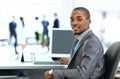 Portrait of smiling African American business man Royalty Free Stock Photo