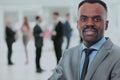 Portrait of smiling African American business man Royalty Free Stock Photo