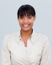 Portrait of a smiling Afro-American businesswoman Royalty Free Stock Photo