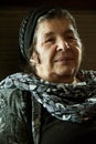 Portrait of smiling arab grannie