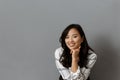 portrait of smiling asian businesswoman