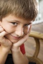 Portrait of smiling boy. Royalty Free Stock Photo