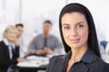 Portrait of smiling businesswoman