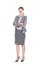 Portrait of smiling businesswoman with arms crossed Royalty Free Stock Photo