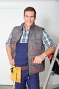 Portrait of smiling carpenter Royalty Free Stock Photo