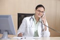 Portrait of smiling female doctor